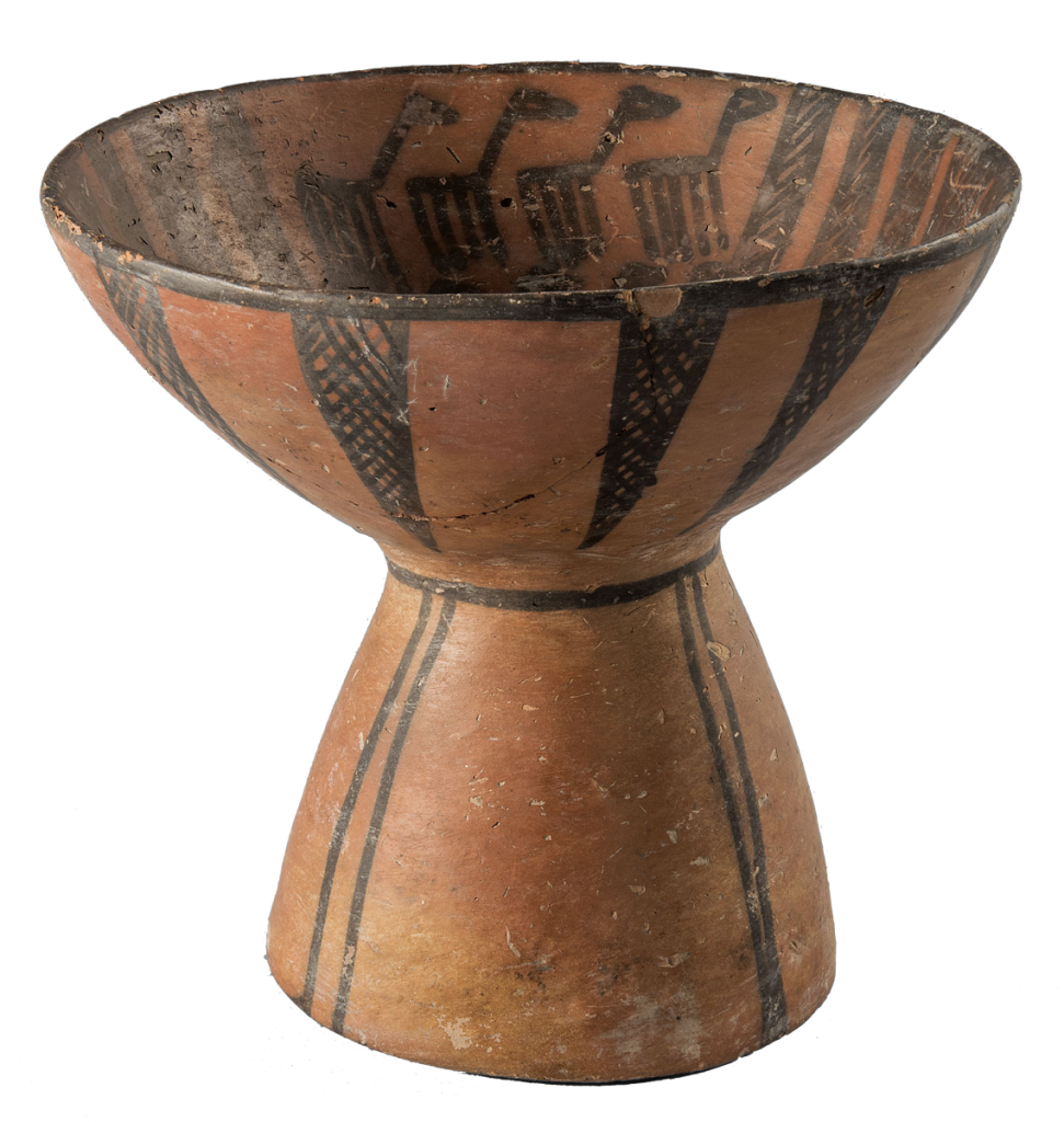vaso de cerámica del Neolítico en Irán