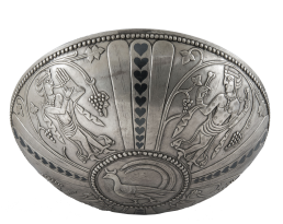 Cuenco de plata de época sasánida