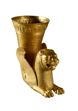 Ritón de oro del periodo persa aqueménida