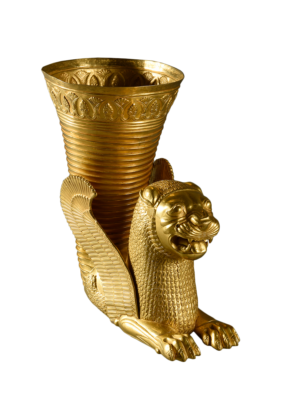 Ritón de oro del periodo persa aqueménida