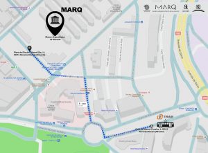 Plano como llegar MARQ