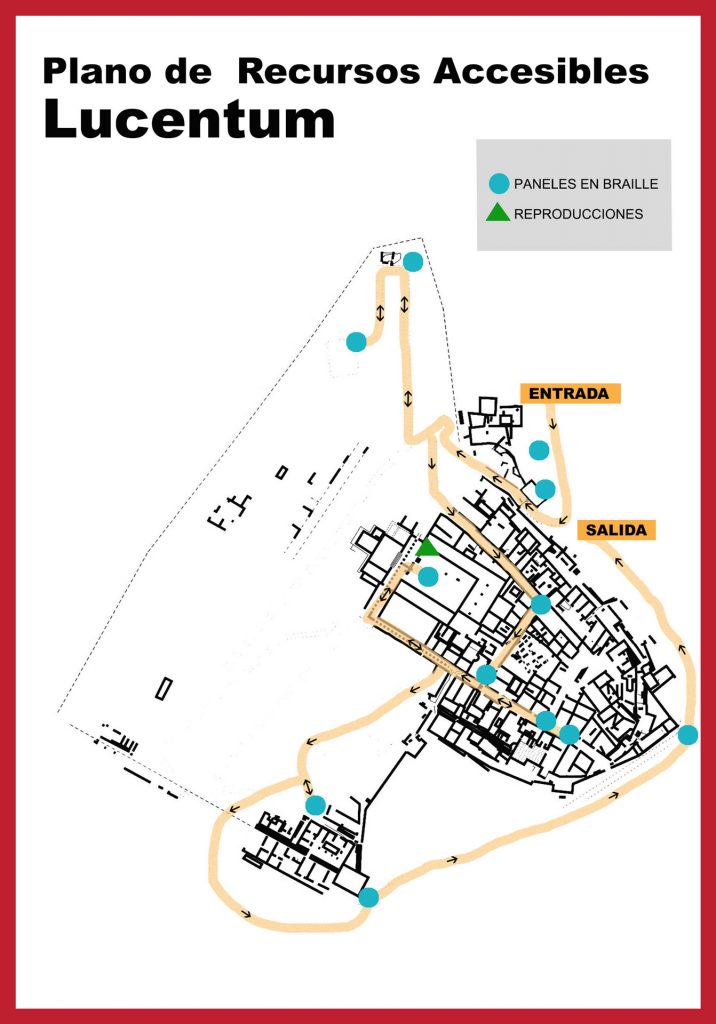 plano de recursos accesibles Lucentum