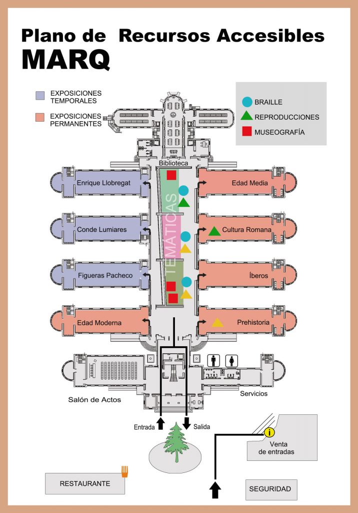 Plano de recursos accesibles MARQ