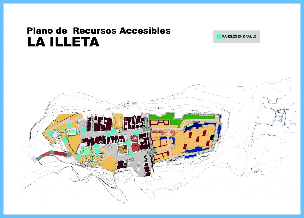 Plano de recursos accesibles LA Illeta