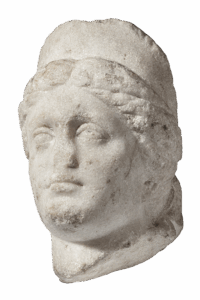 Cabeza de mármol de Diana