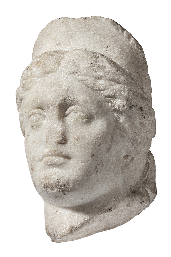 Cabeza de mármol de Diana