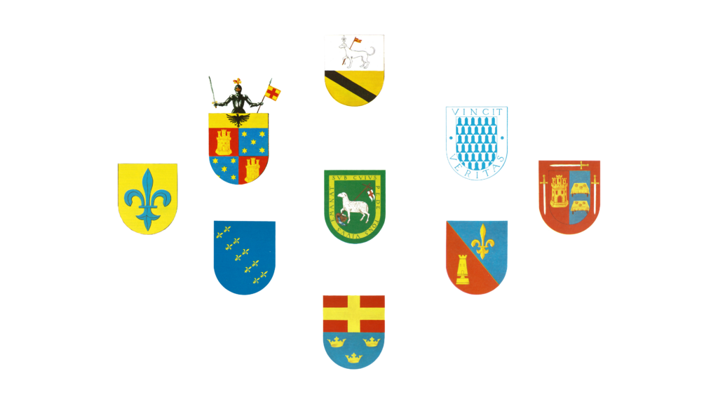 Escudos de la nobleza alicantina con propiedades en la huerta